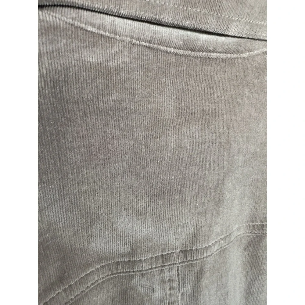 Brown Stretch Corduroy Jacket Womens Classic Long Sleeved Size 14 XL Capsule